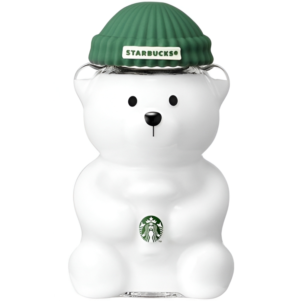 Starbucks Korea 2023 Autumn Joyful  Bearista Glass Cold Cup 591ml - RARE